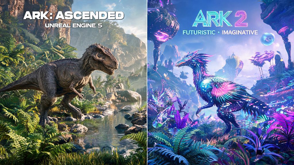 What is the difference between Ark Ascended and Ark 2? Complete Player Guide
